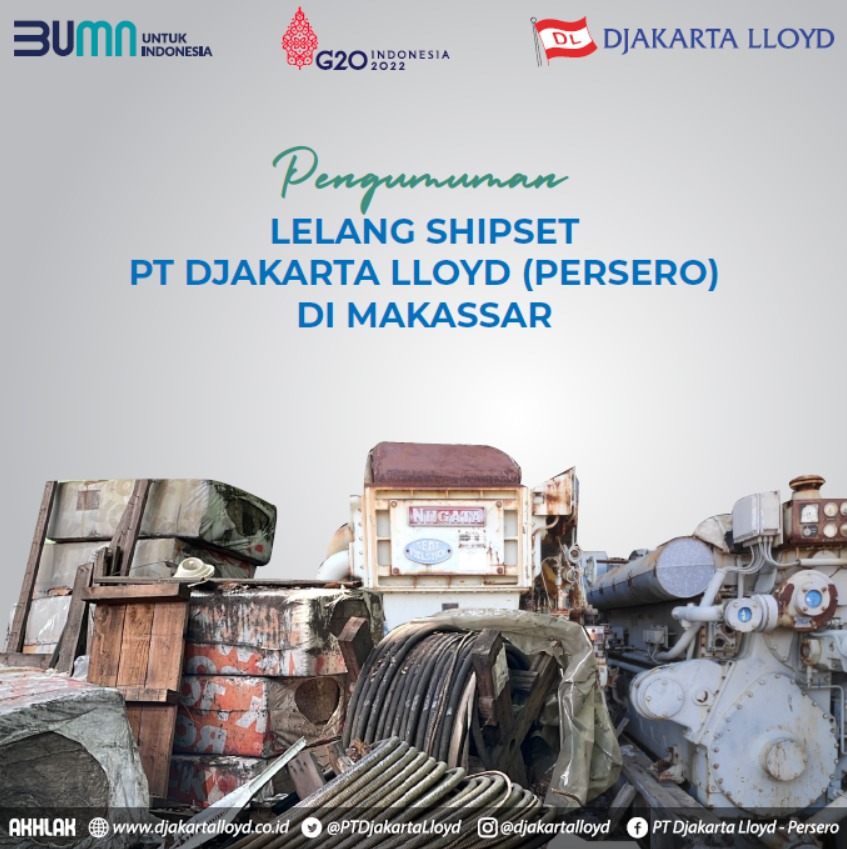 Pengumuman Lelang Shipset di Makassar